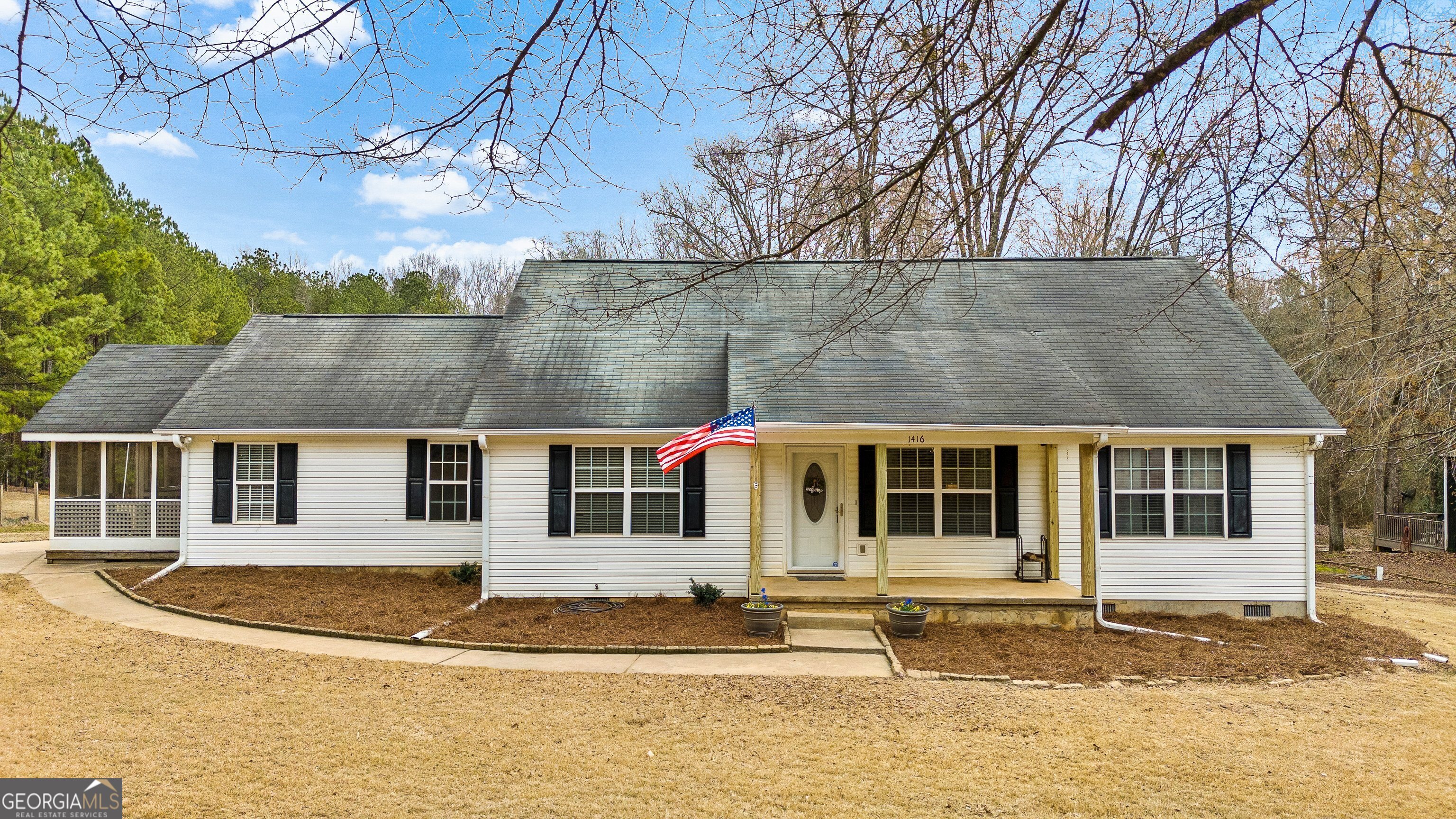 1416 W Road Williamson, GA 30292 - Photo 1 of 1 front view of a house