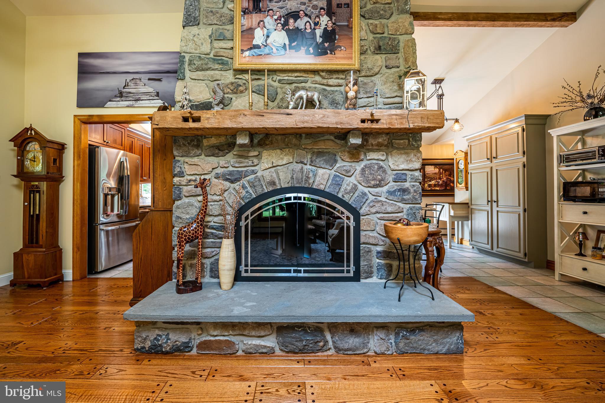 1949 Upper Ridge Road Green Lane, PA 18054 - Photo 12 of 92 Living room Fire place