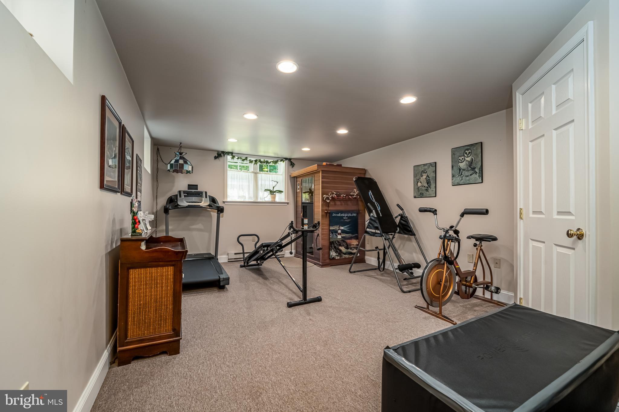 1949 Upper Ridge Road Green Lane, PA 18054 - Photo 40 of 92 Finished basement / exercise room