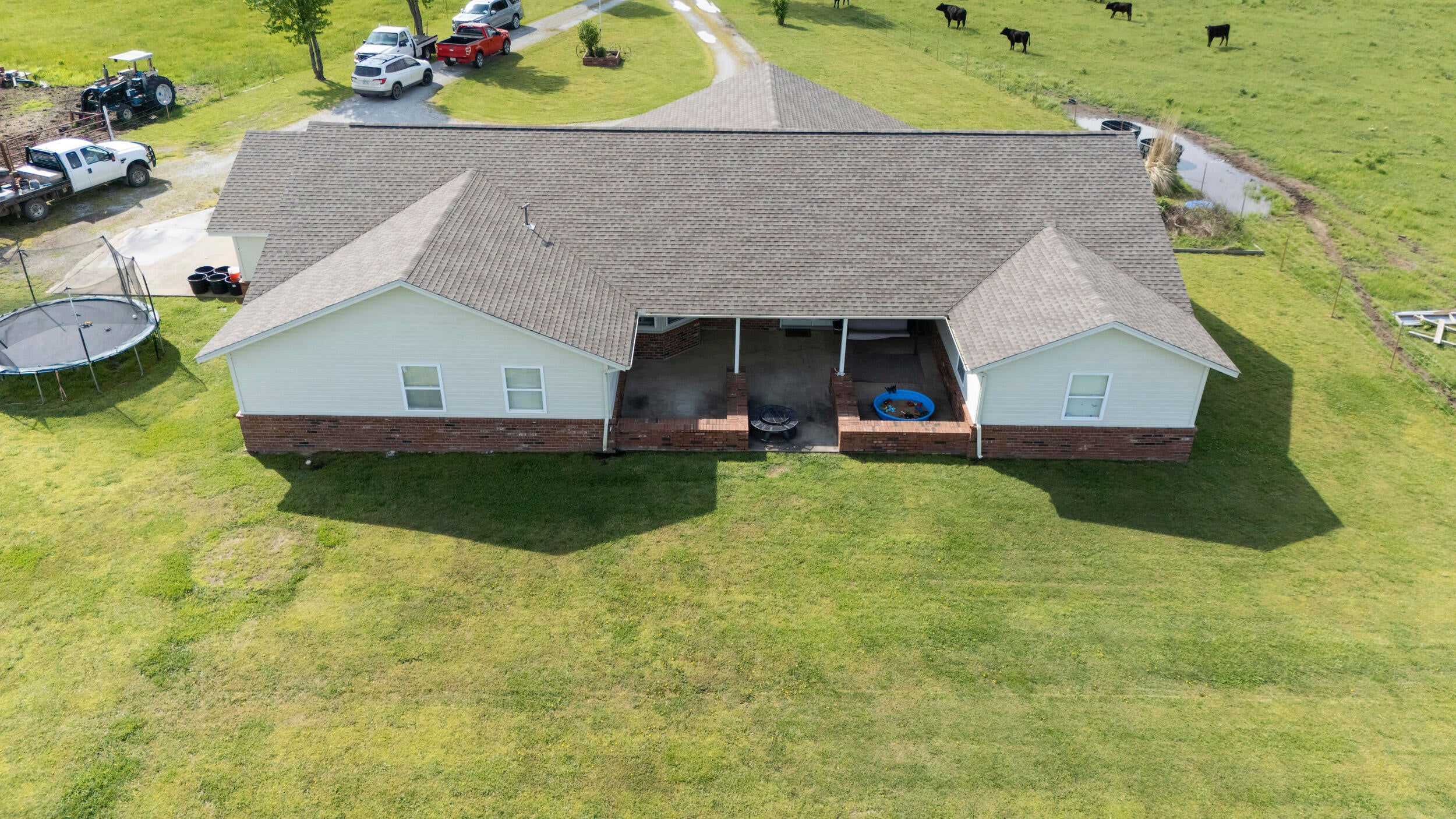 439990 East 180 Road Bluejacket, OK 74333 - Photo 39 of 46 Drone view