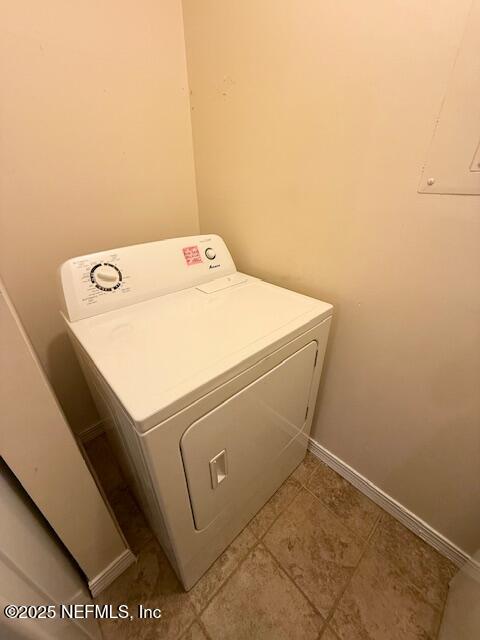 10200 Belle Rive Boulevard, Unit 69 Jacksonville, FL 32256 - Photo 15 of 27 a utility room with dryer and washer