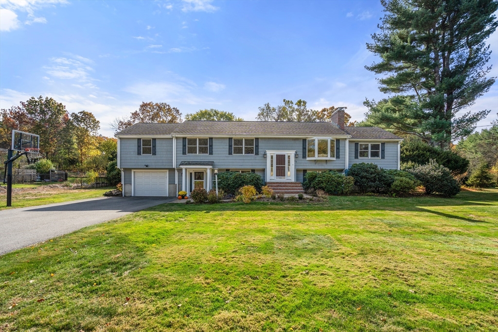 23 Alta Road Sudbury, MA 01776 - Photo 30 of 38 a view of a house with a swimming pool and a yard