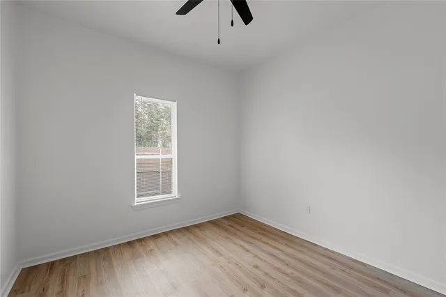 a backyard of a house