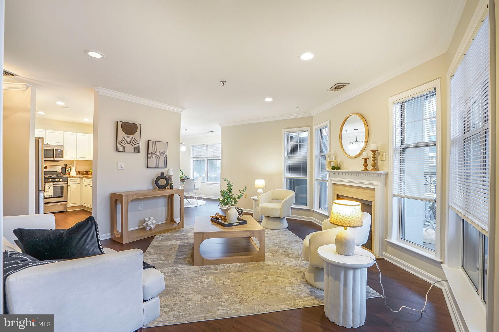 5575 Seminary Road, Unit 213 Falls Church, VA 22041 - Photo 11 of 77 Living Room Offers a Great Place to Entertain!