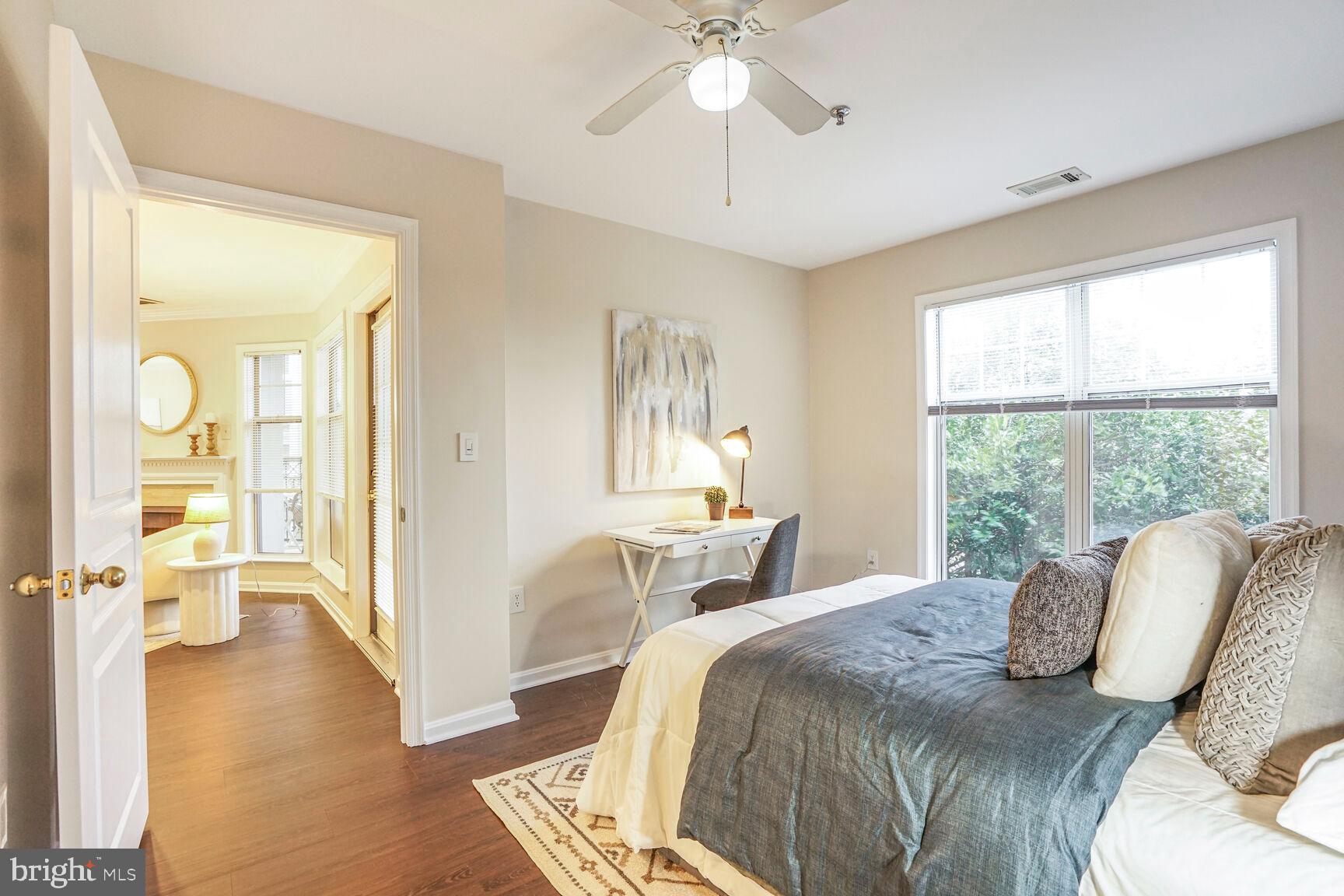 5575 Seminary Road, Unit 213 Falls Church, VA 22041 - Photo 30 of 77 Primary Bedroom w/ Serene Tree Top Greenery Views!