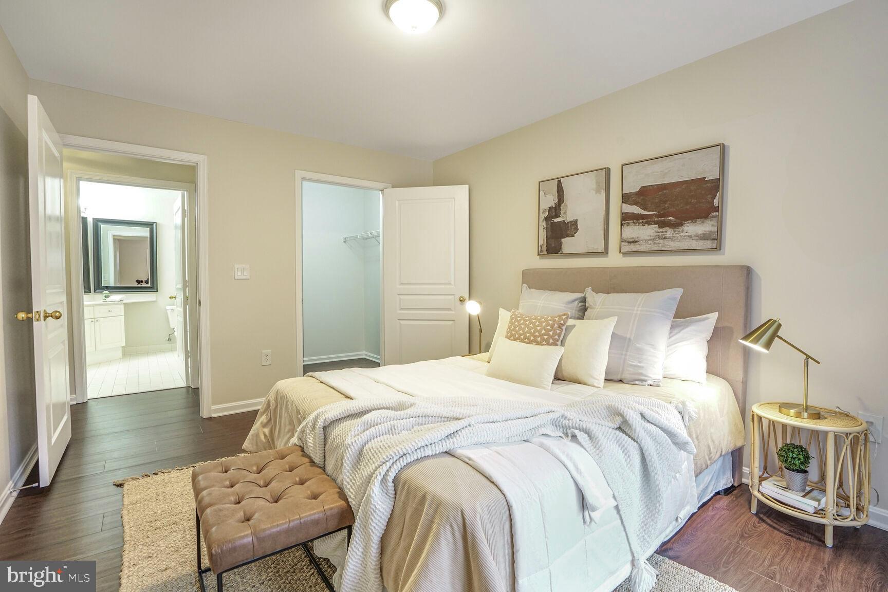 5575 Seminary Road, Unit 213 Falls Church, VA 22041 - Photo 38 of 77 Bedroom #2 - Freshly Painted + Overhead Lighting!
