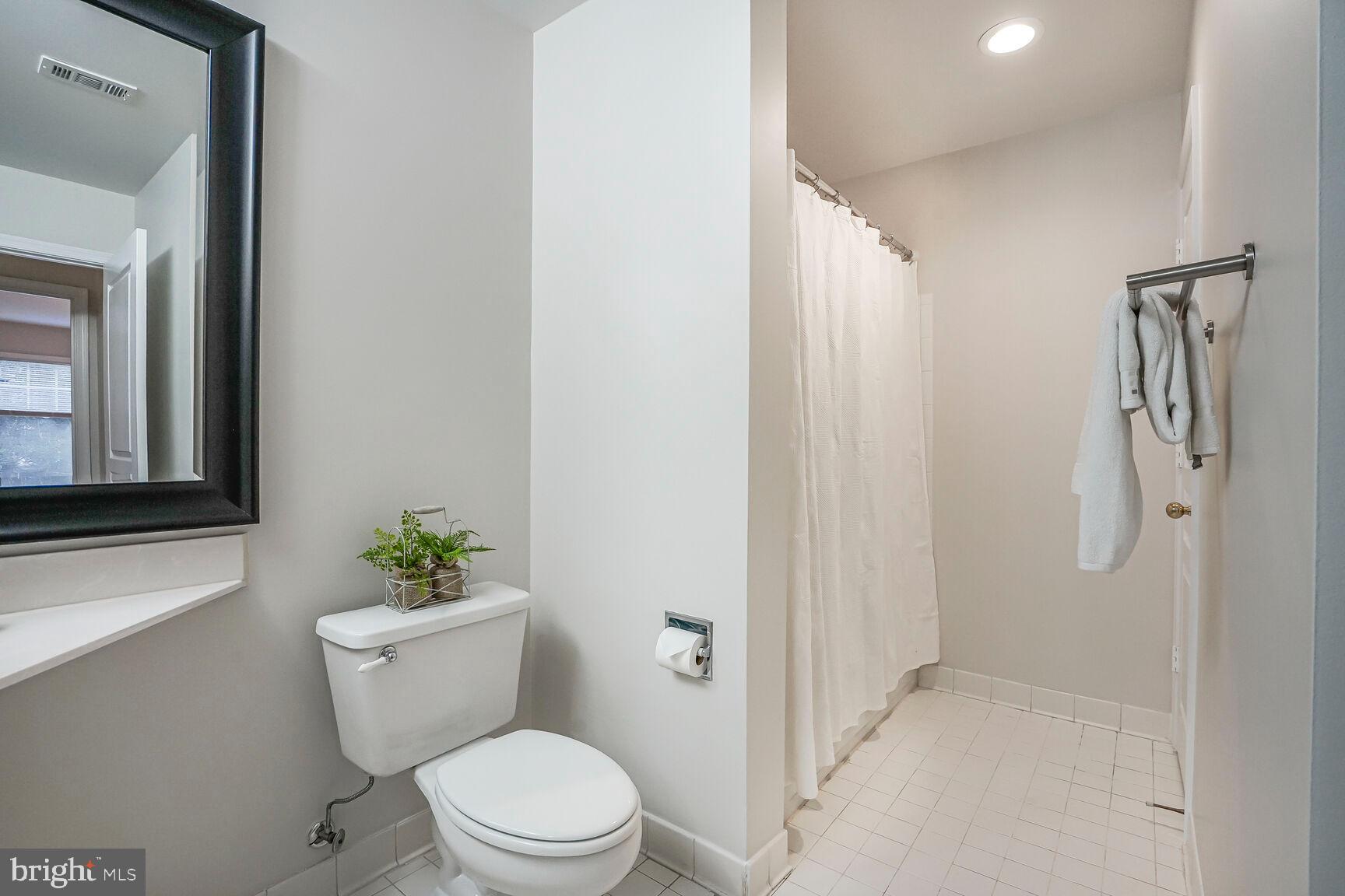 5575 Seminary Road, Unit 213 Falls Church, VA 22041 - Photo 43 of 77 Full Bath #2 w/ Crisp White Ceramic Tile Floors!