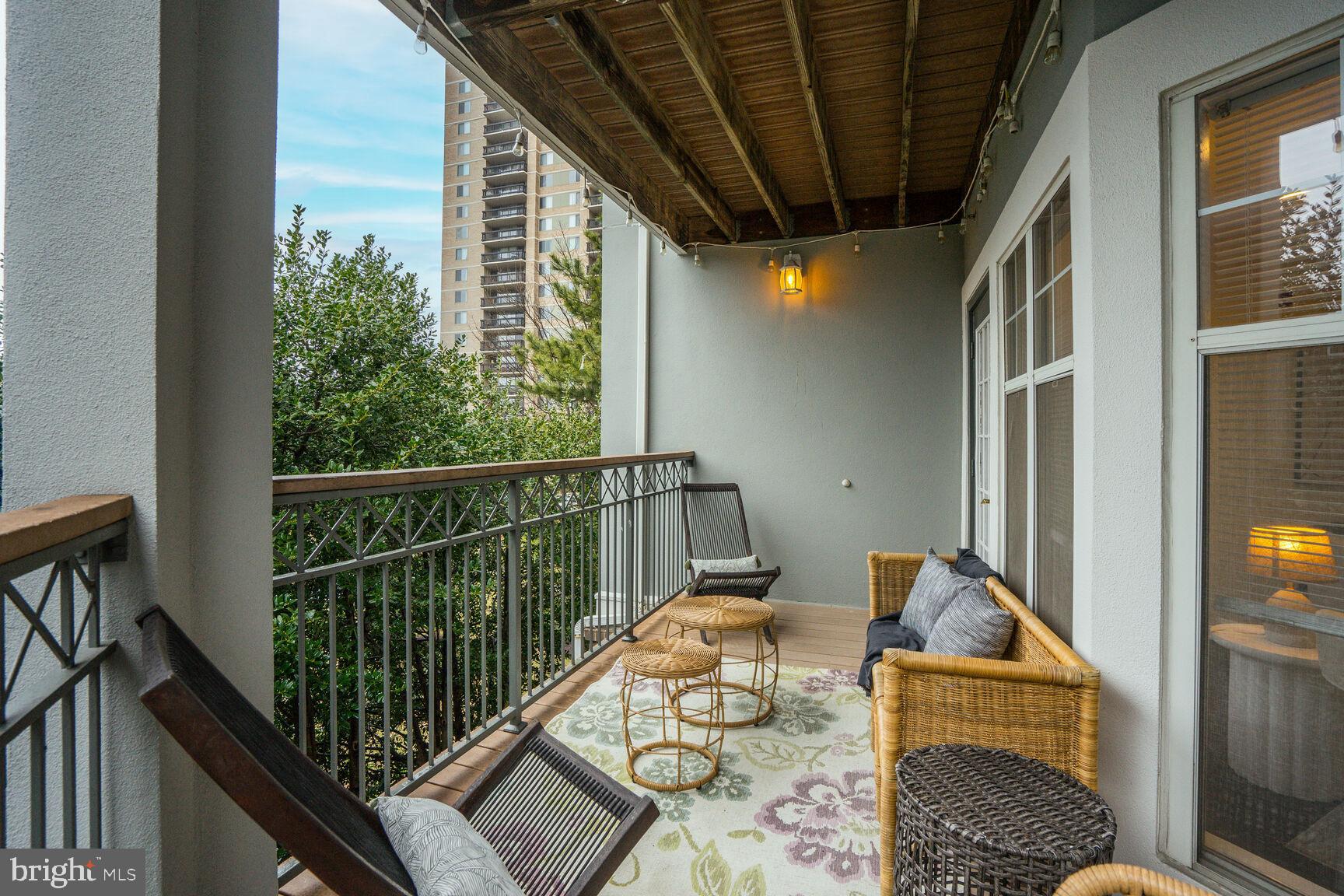 5575 Seminary Road, Unit 213 Falls Church, VA 22041 - Photo 48 of 77 Balcony - Perfect for Relaxing OR Entertaining!