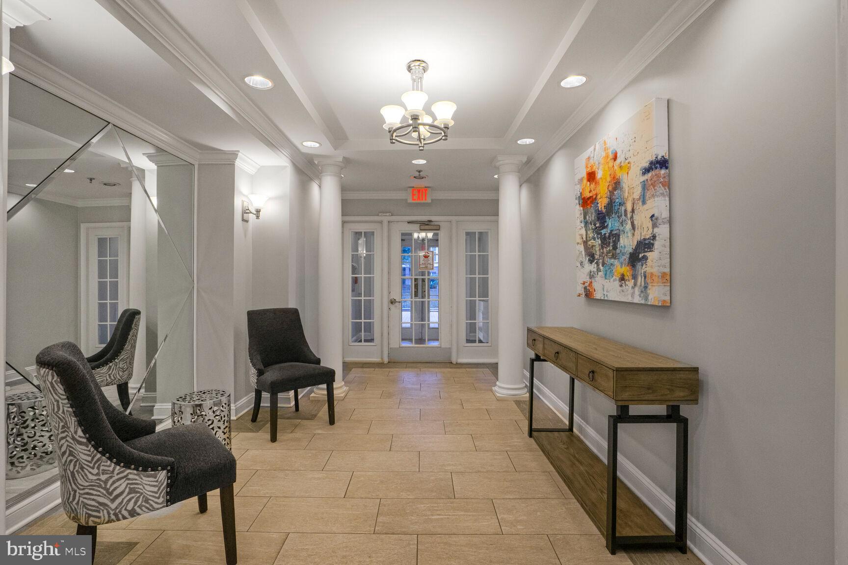 5575 Seminary Road, Unit 213 Falls Church, VA 22041 - Photo 52 of 77 Savoy Park Lobby - Classic, Tasteful, & Grown Up!