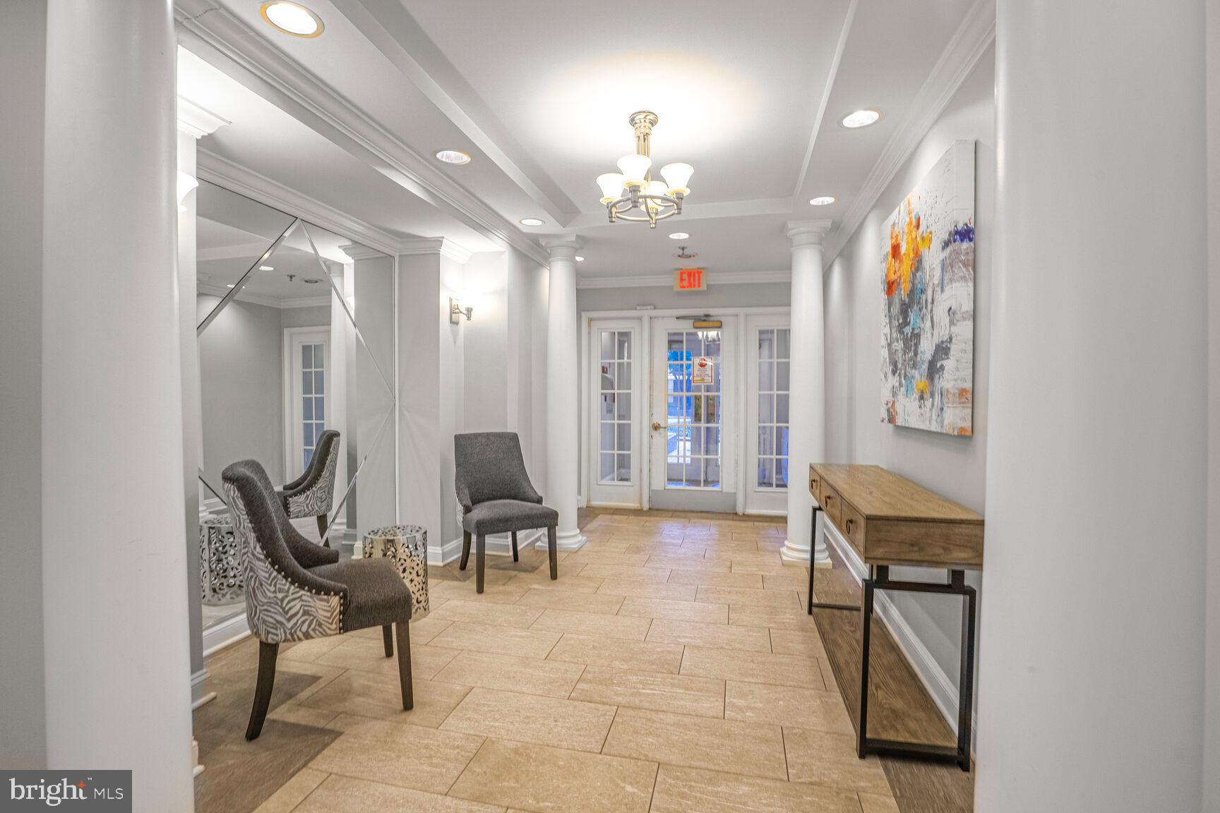 5575 Seminary Road, Unit 213 Falls Church, VA 22041 - Photo 53 of 77 Savoy Park Lobby - Beautifully Decorated!