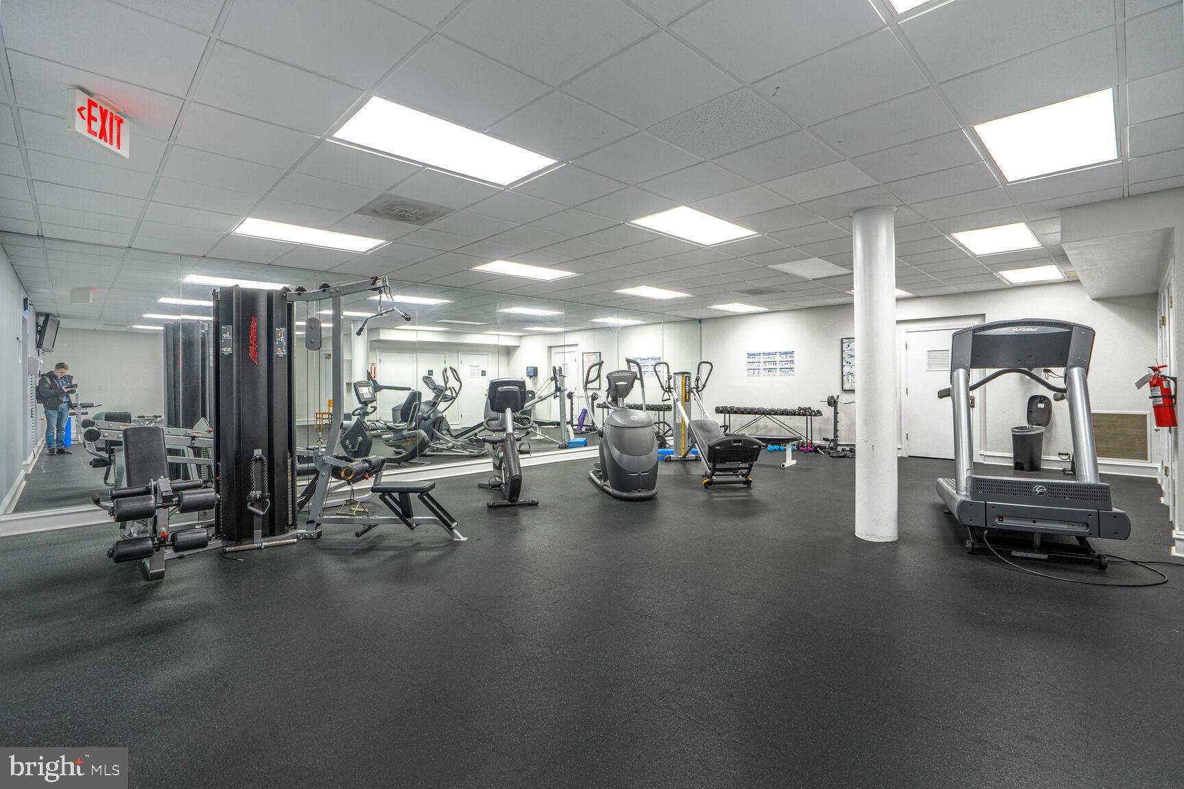 5575 Seminary Road, Unit 213 Falls Church, VA 22041 - Photo 62 of 77 On-Site Fitness Center with Cardio & Weights!
