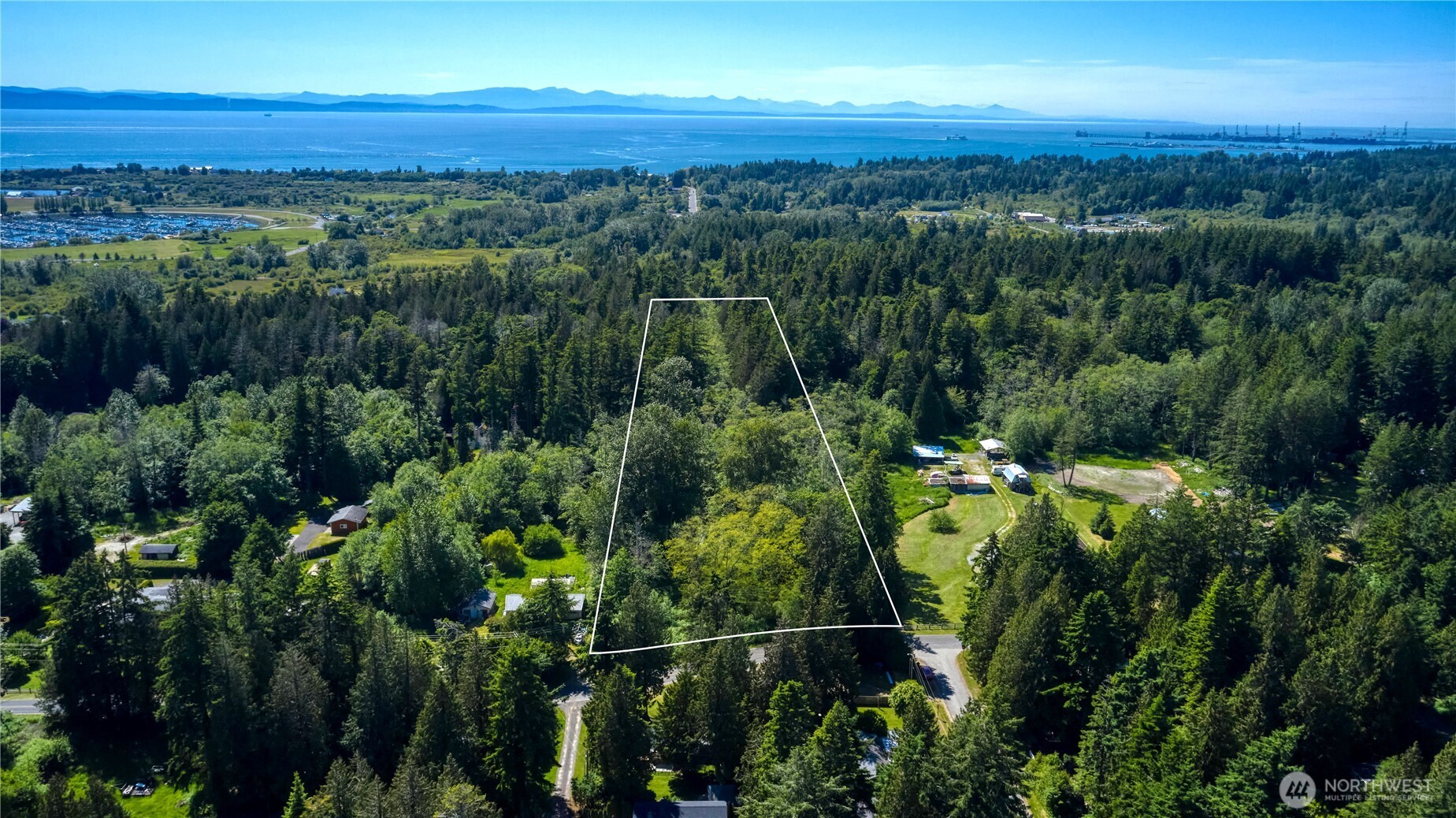 6-acres South Beach Road Point Roberts, WA 98281 - Photo 10 of 20 a view of a city with lush green forest