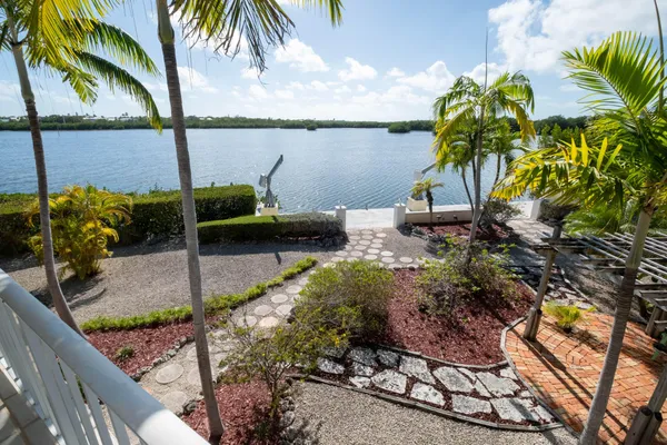 a view of outside patio