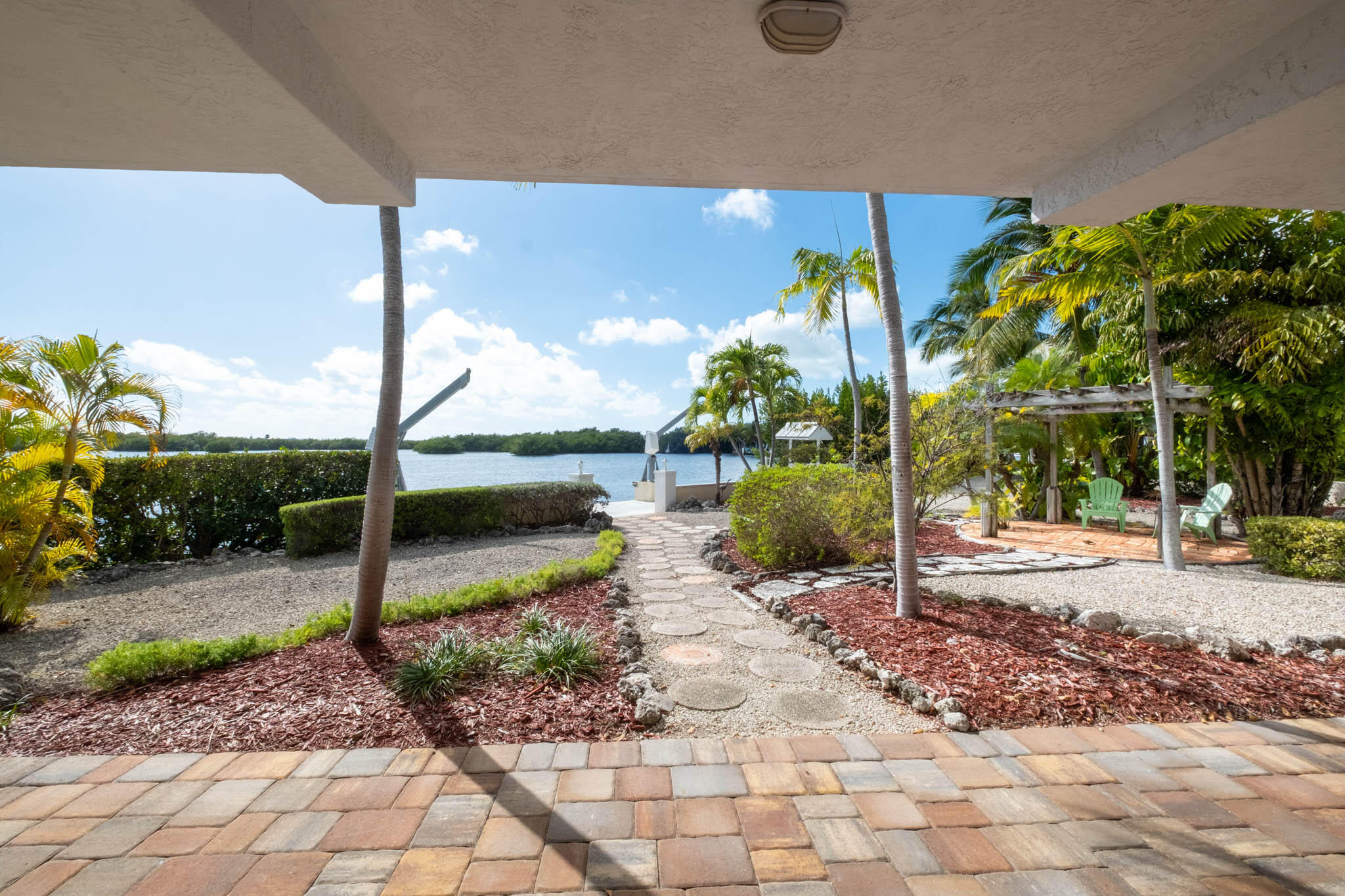 149 Lake Road Tavernier, FL 33070 - Photo 41 of 59 a view of a pathway with a garden