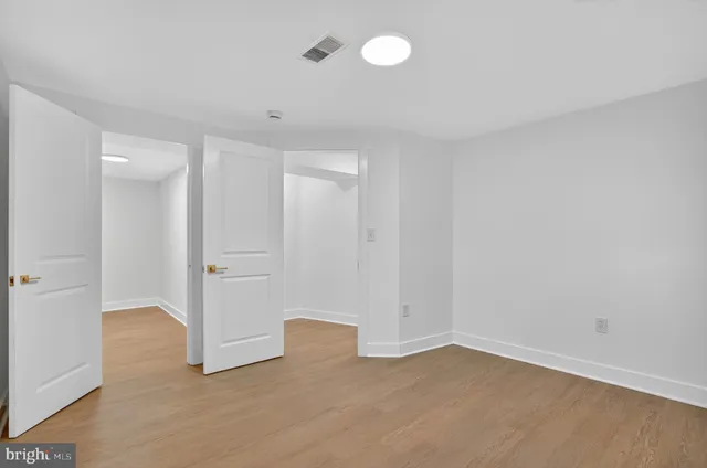 a view of an empty room