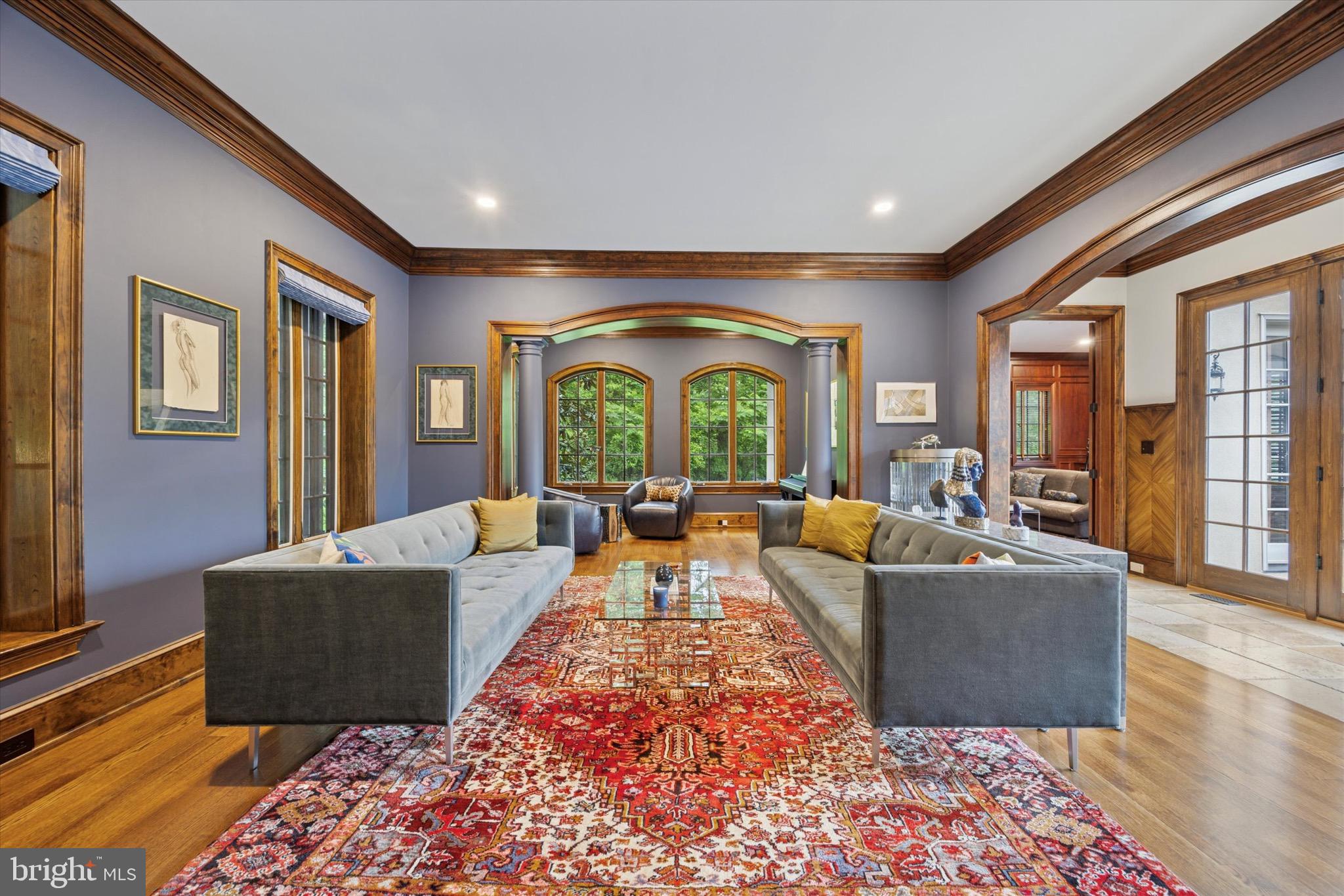631 Harts Ridge Road Conshohocken, PA 19428 - Photo 15 of 62 a living room with furniture and a large window