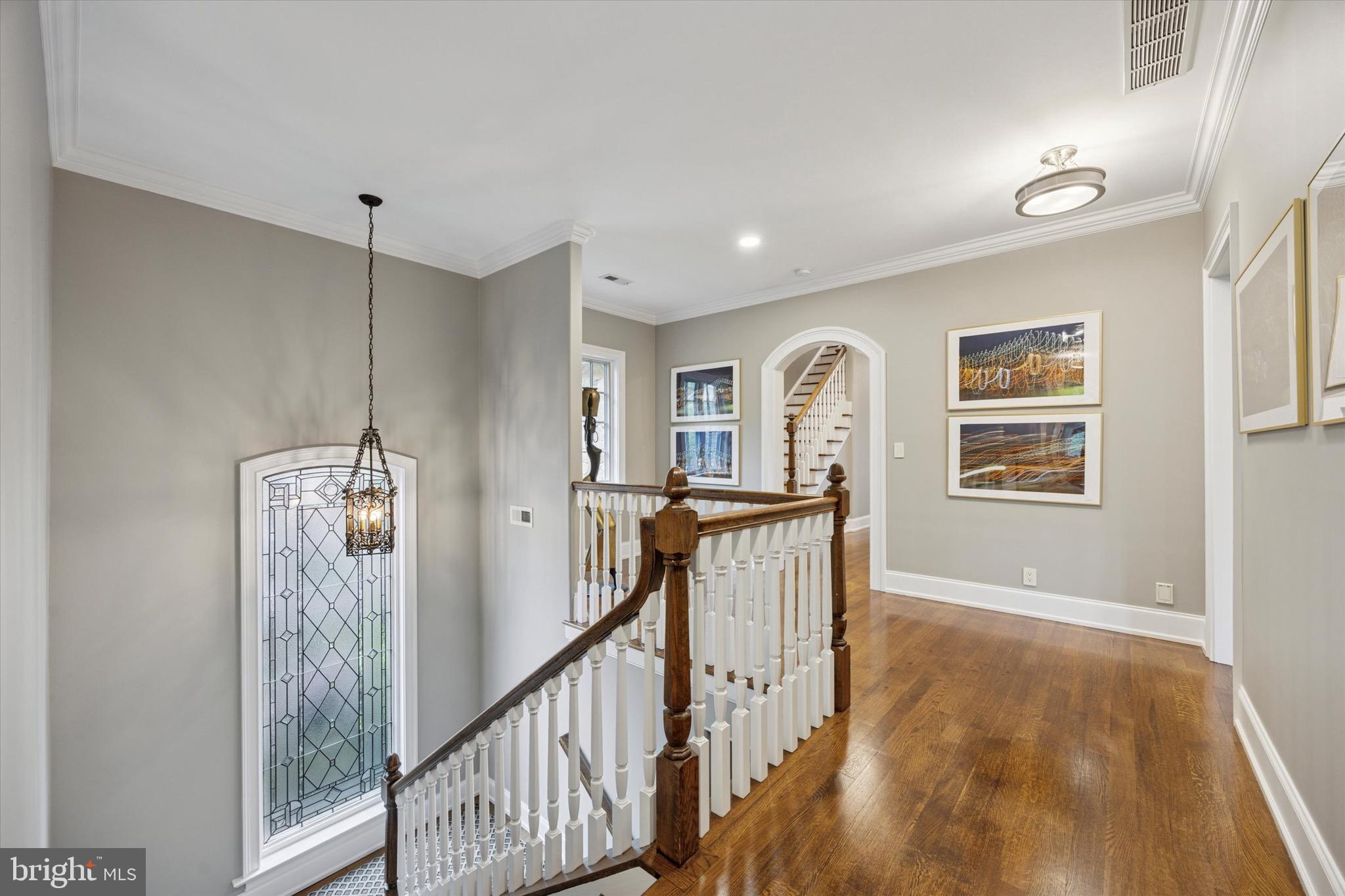 631 Harts Ridge Road Conshohocken, PA 19428 - Photo 21 of 62 a view of a hallway with windows and stairs