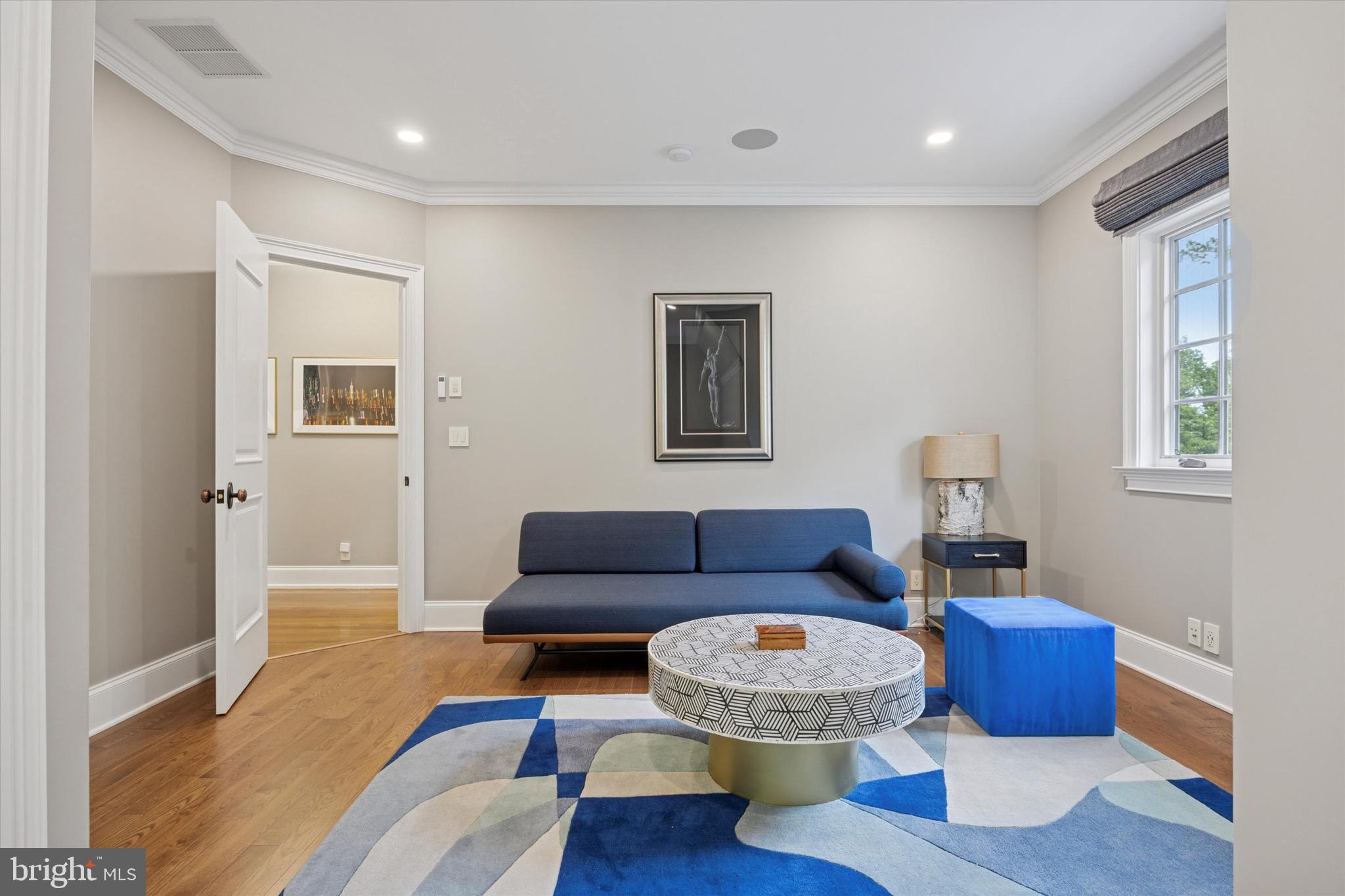 631 Harts Ridge Road Conshohocken, PA 19428 - Photo 37 of 62 a living room with furniture and a wooden floor