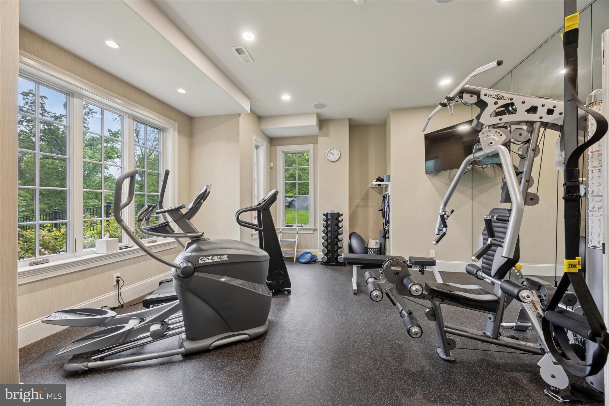 631 Harts Ridge Road Conshohocken, PA 19428 - Photo 43 of 62 a view of a room with gym equipment