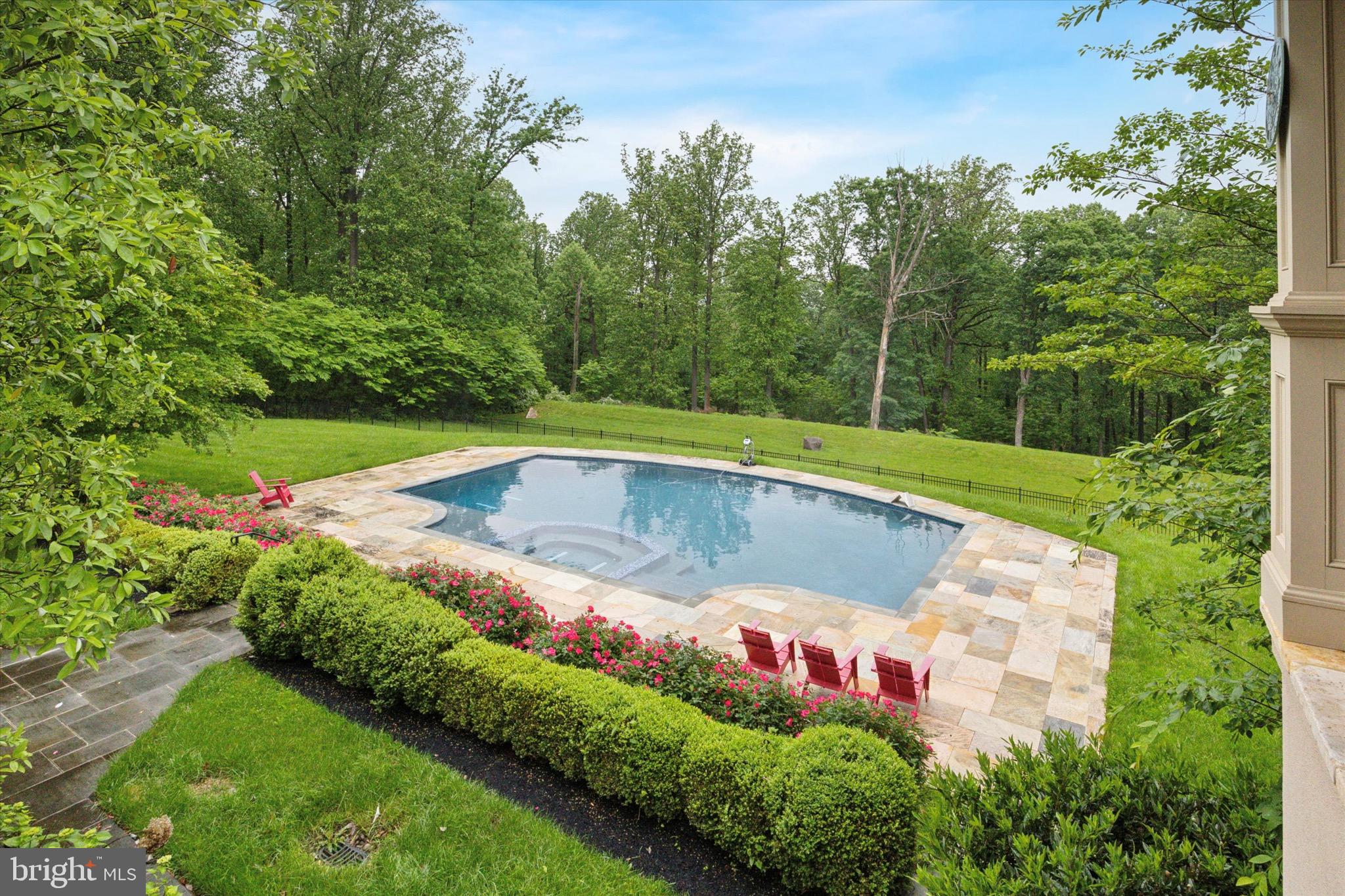 631 Harts Ridge Road Conshohocken, PA 19428 - Photo 49 of 62 a view of a back yard with swimming pool