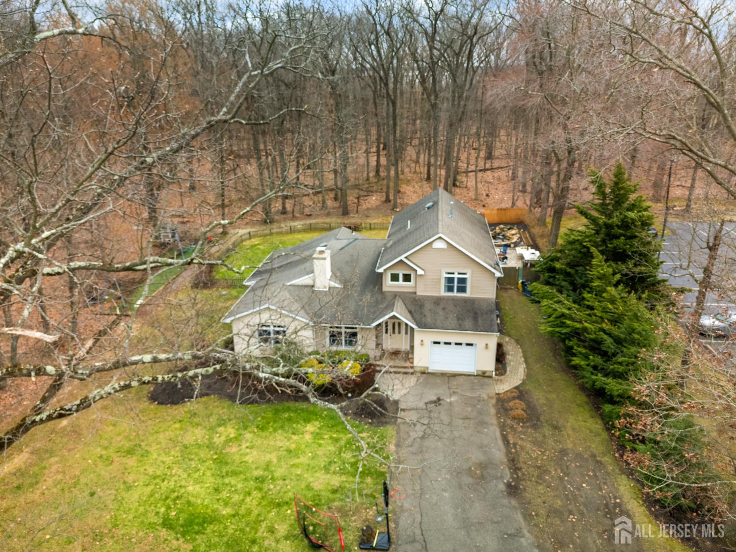 238 Princeton Hightstown Road Cranbury, NJ 08512 - Photo 2 of 51 an aerial view of a house with a yard swimming pool and outdoor seating