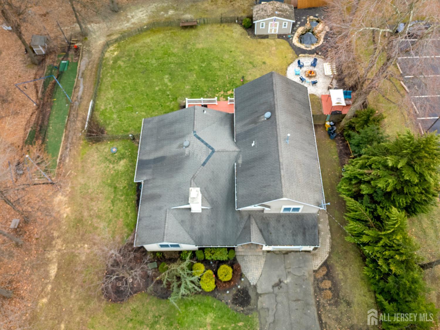 238 Princeton Hightstown Road Cranbury, NJ 08512 - Photo 42 of 51 an aerial view of a house with yard swimming pool and outdoor seating