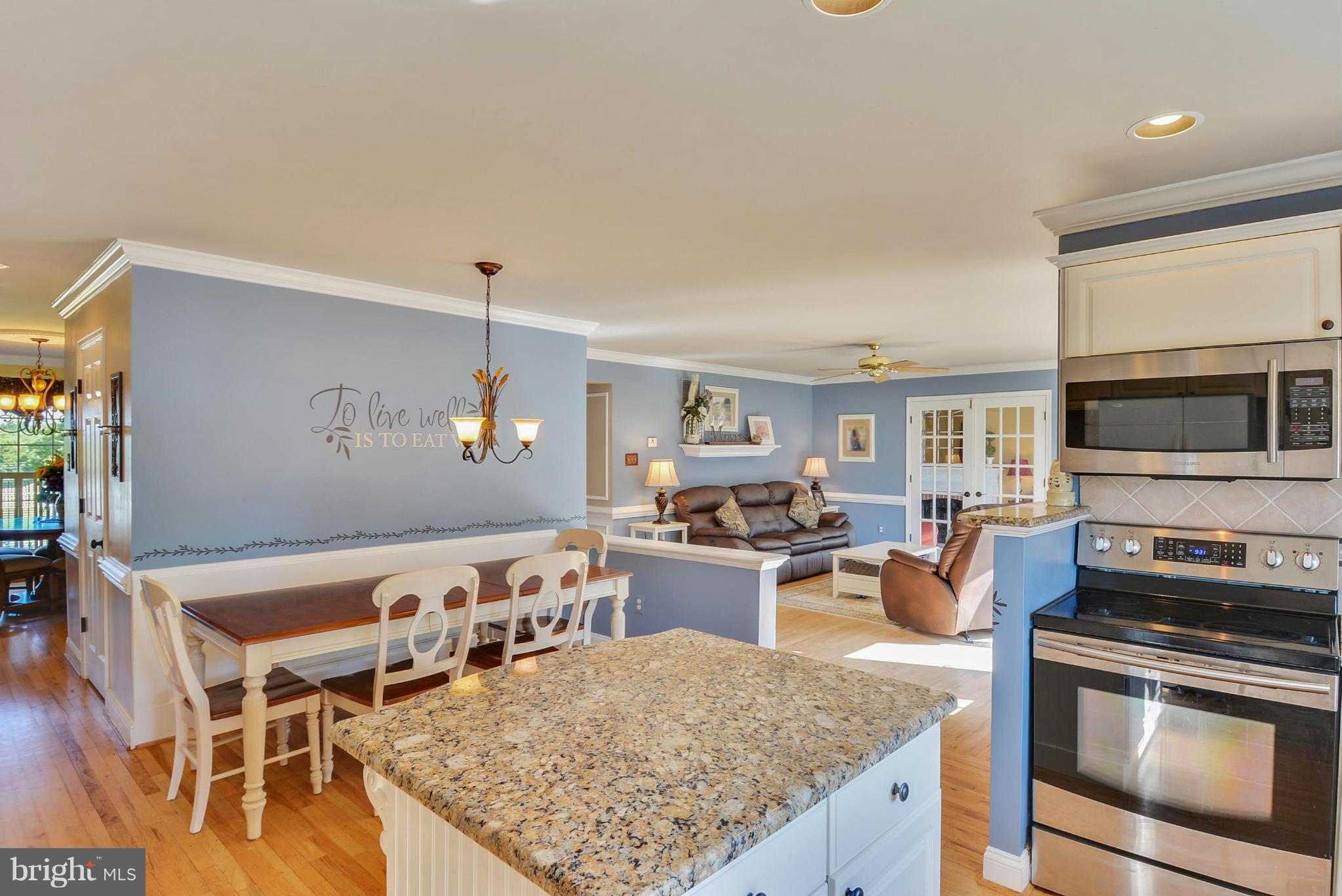 3029 Lieb Road Parkton, MD 21120 - Photo 12 of 30 Open Kitchen with Views into Family Room