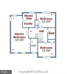 3029 Lieb Road Parkton, MD 21120 - Photo 30 of 30 Floor Plan of Upper Level