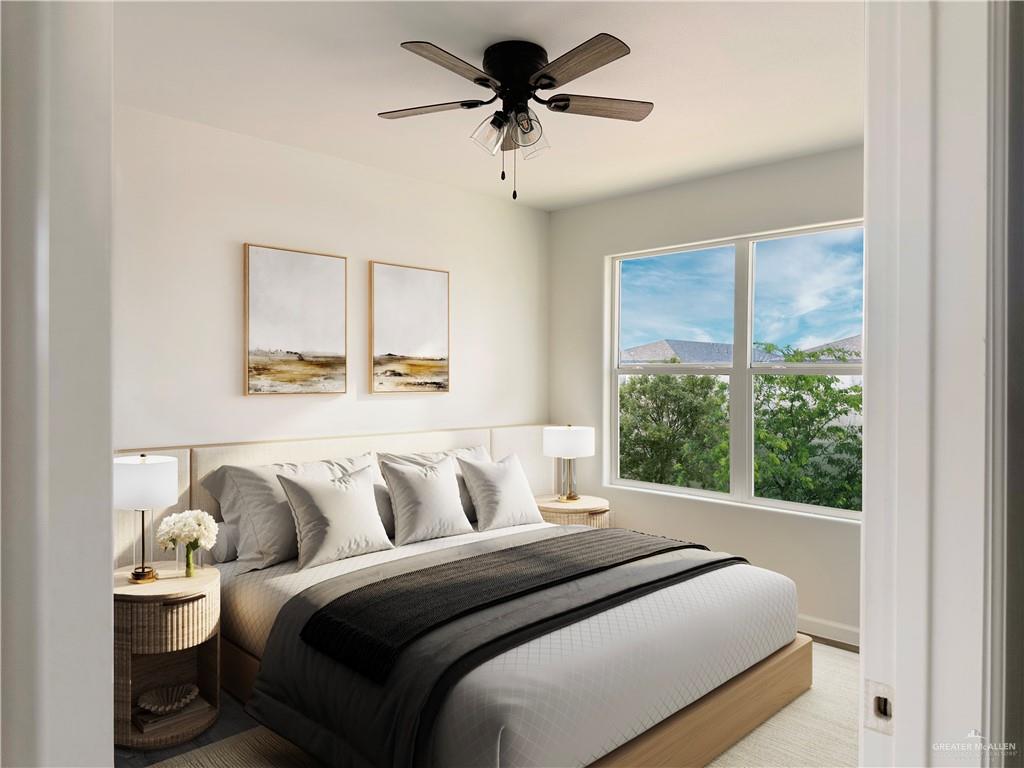 4900 Tyler Avenue, Unit 3 McAllen, TX 78503 - Photo 12 of 27 a bedroom with a bed and a window
