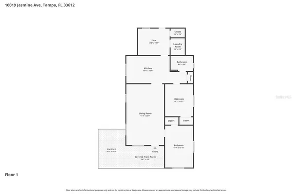 $1,995 | 10019 North Jasmine Avenue, Tampa, FL 33612