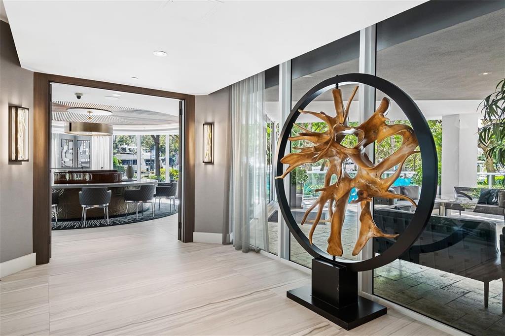 333 Las Olas Way, Unit 2803 Fort Lauderdale, FL 33301 - Photo 5 of 25 a view of an entryway with wooden floor