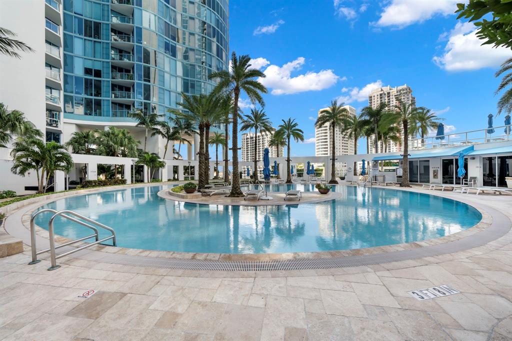 333 Las Olas Way, Unit 2803 Fort Lauderdale, FL 33301 - Photo 8 of 25 a view of pool with outdoor seating