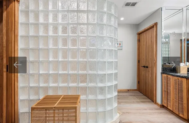 a view of closet area