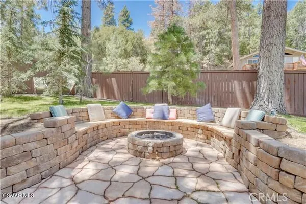 a outdoor living space with furniture and garden