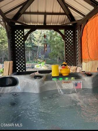 a view of outdoor space with seating area