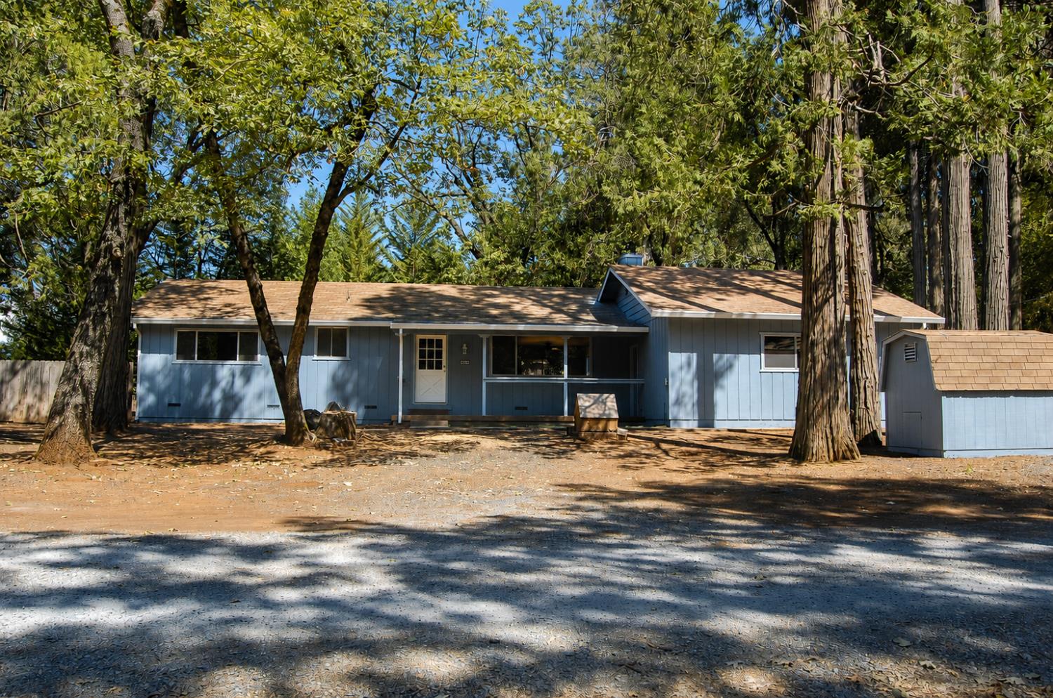 20131 Shake Ridge Road Volcano, CA 95689 - Photo 1 of 93 Front View. Tree work done.