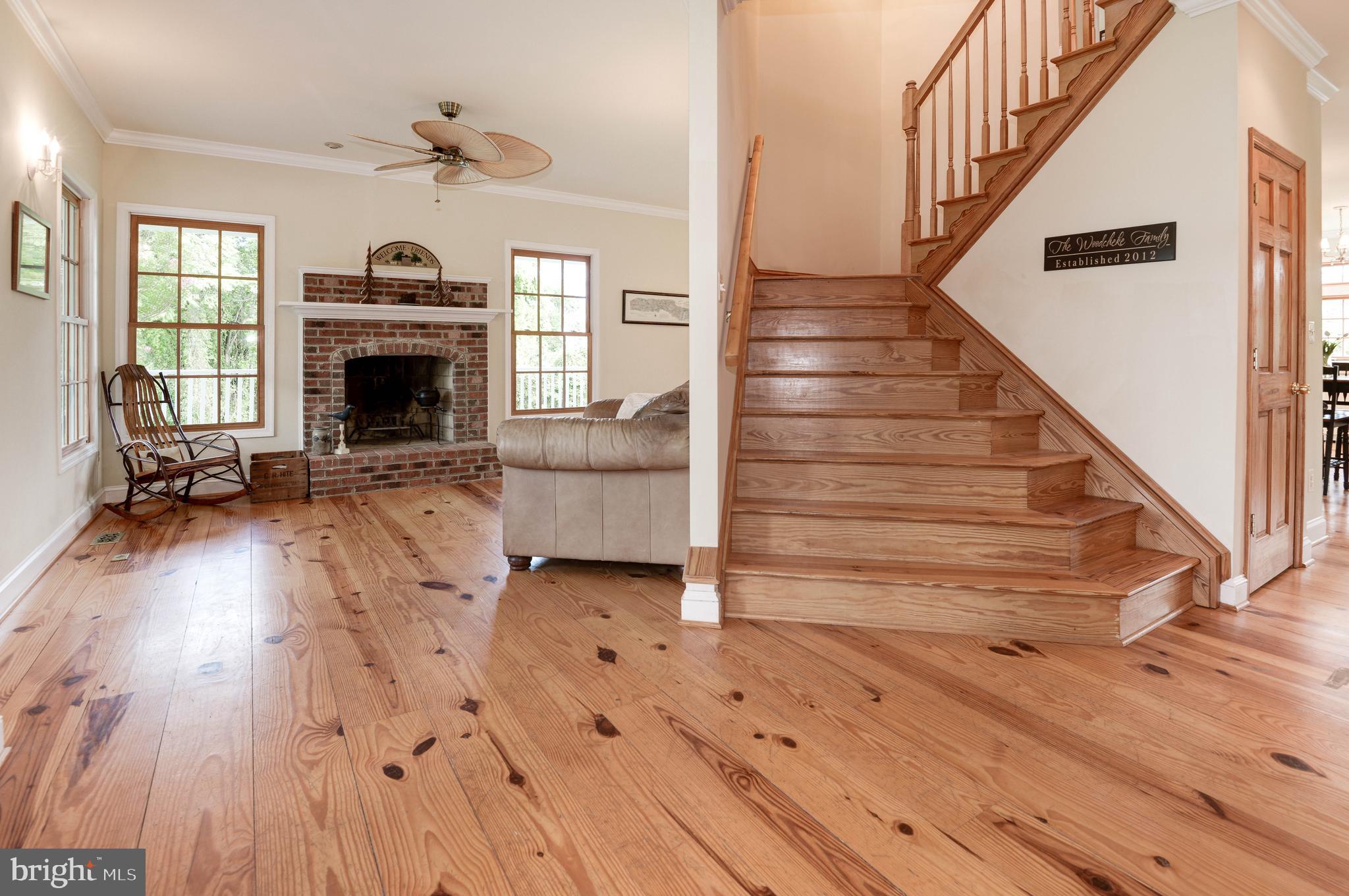 36906 North Fork Road Purcellville, VA 20132 - Photo 5 of 57 View to the living room W/ wood burning fireplace