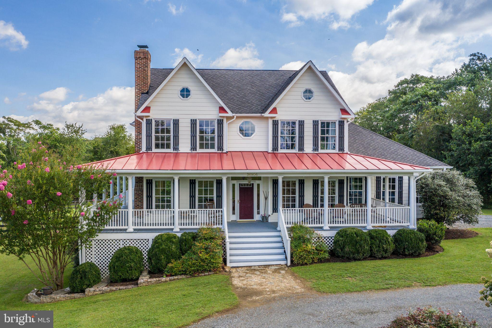 36906 North Fork Road Purcellville, VA 20132 - Photo 50 of 57 Full, Deep wrap porch extends to rear of home