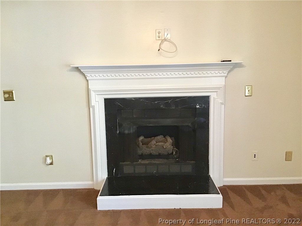 1824 Sardonyx Road, Unit 2 Fayetteville, NC 28303 - Photo 5 of 20 a close view of a fireplace