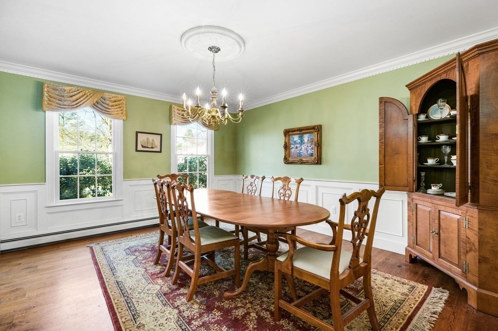 78 Paul Road Hanover, MA 02339 - Photo 12 of 42 a view of a dining room with furniture window and wooden floor