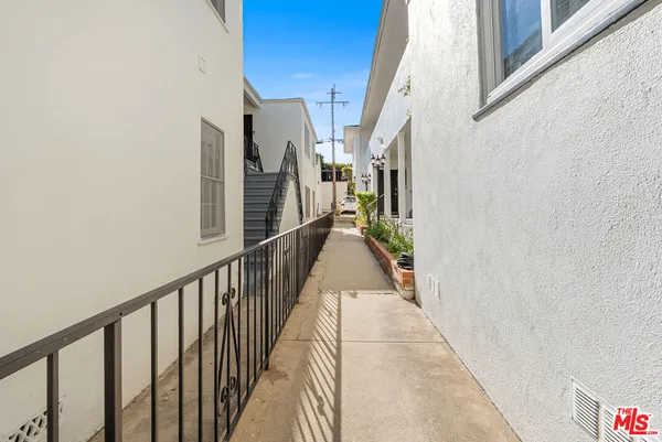 a view of a stairs and an entryway