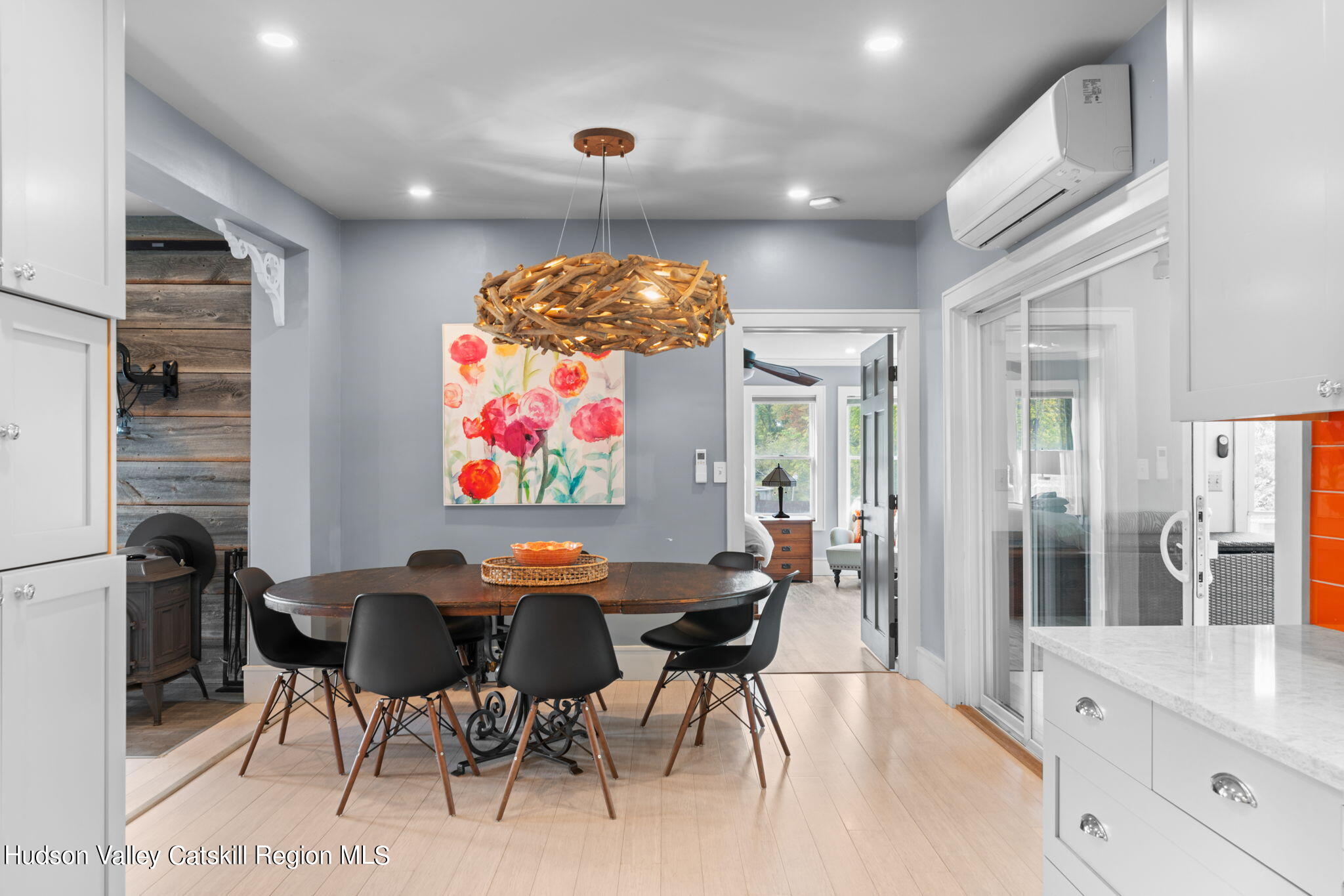 1765 Highway 213 Rifton, NY 12471 - Photo 7 of 33 a view of a dining room with furniture and chandelier