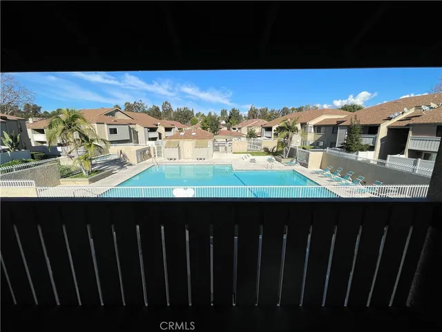 a view of city from a terrace