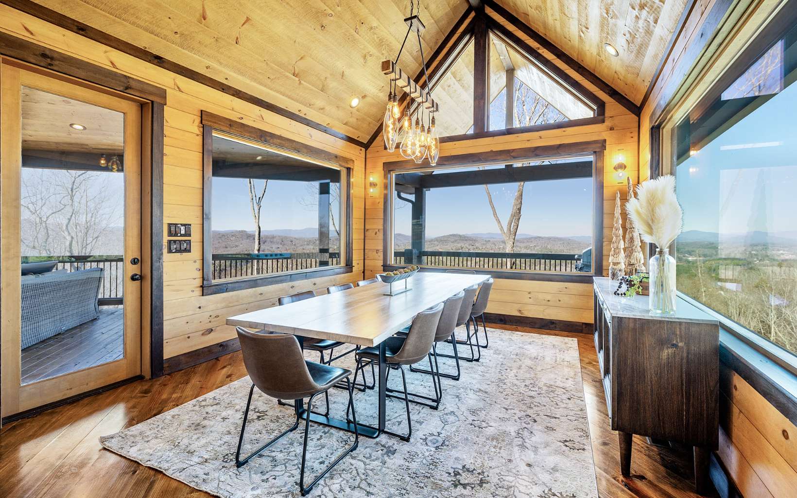 810 Overlook Drive Blue Ridge, GA 30513 - Photo 24 of 56 a dining room with furniture and window