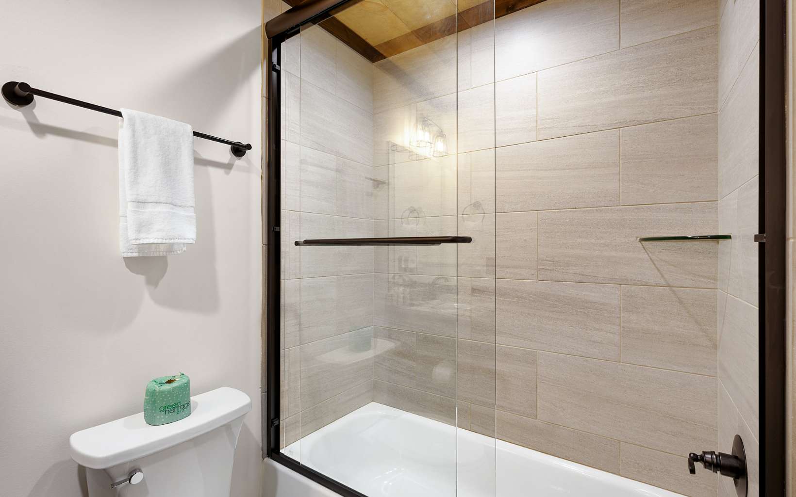 810 Overlook Drive Blue Ridge, GA 30513 - Photo 37 of 56 a bathroom with a shower and a toilet