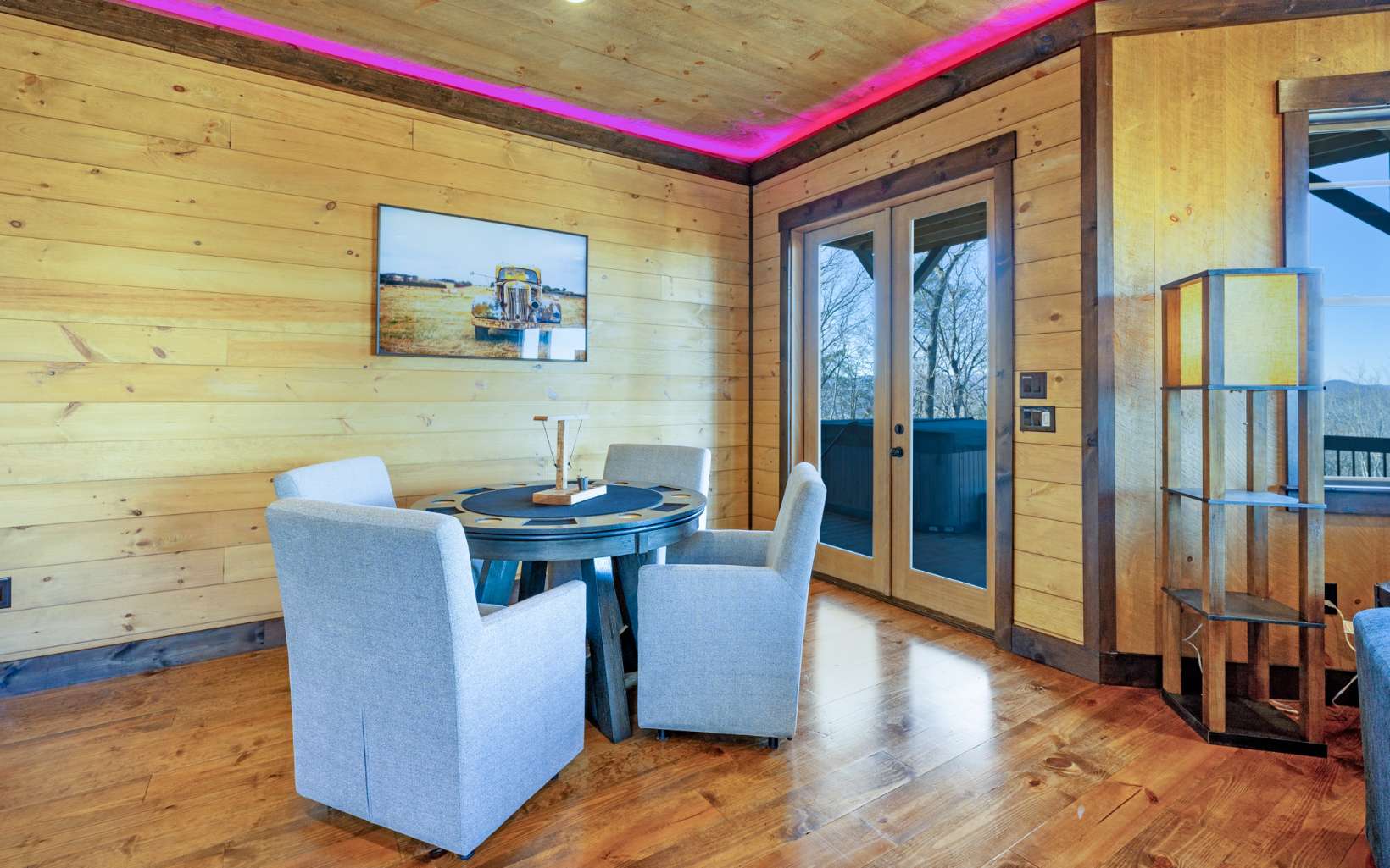 810 Overlook Drive Blue Ridge, GA 30513 - Photo 50 of 56 a dining room with furniture and wooden floor
