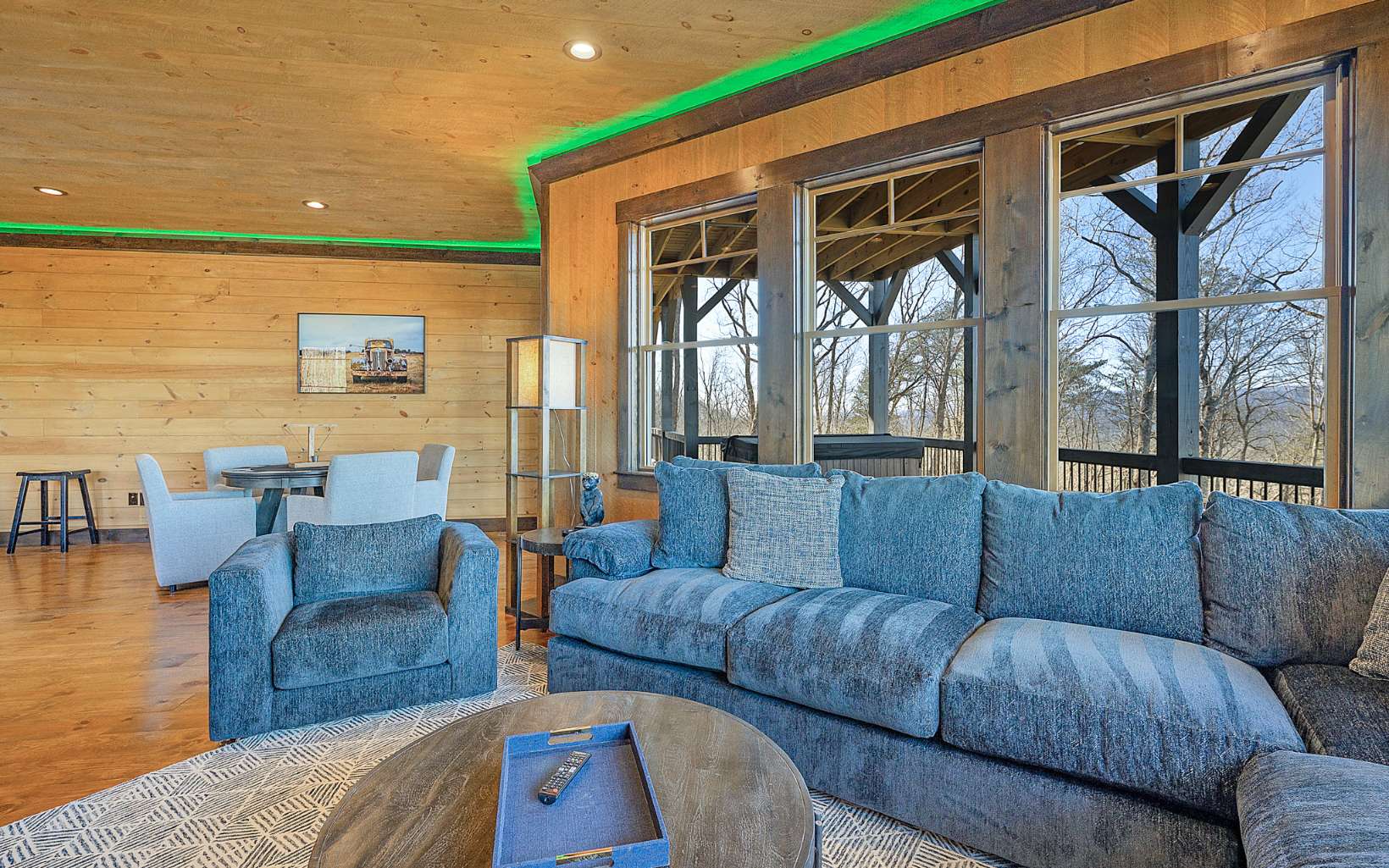 810 Overlook Drive Blue Ridge, GA 30513 - Photo 51 of 56 a living room with furniture and a large window