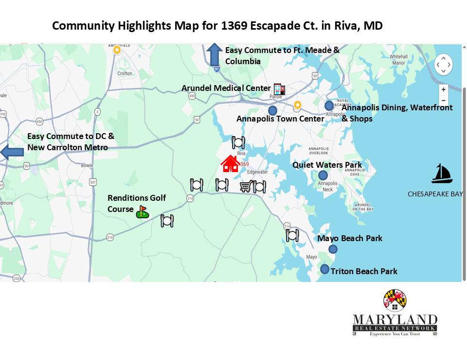 1369 Escapade Court Riva, MD 21140 - Photo 45 of 46 Local Area Attractions