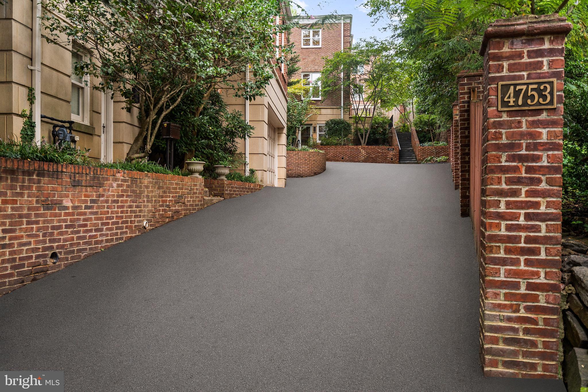 4753 Reservoir Road Northwest Washington, DC 20007 - Photo 4 of 51 Private driveway off of Reservoir Road