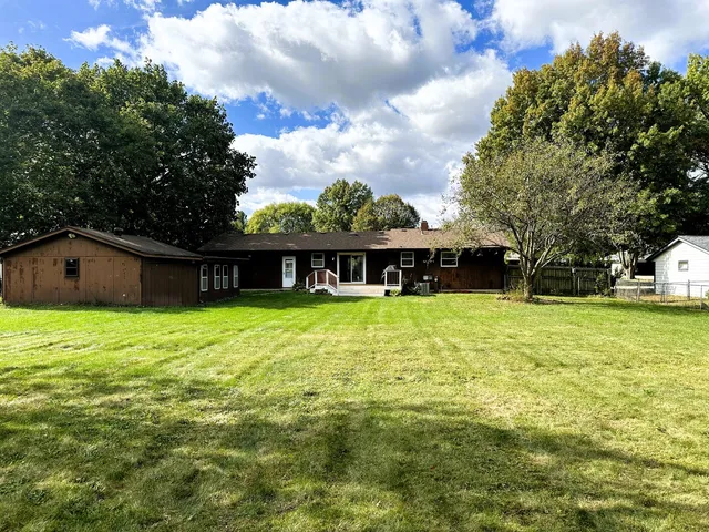 a view of a volley ball court